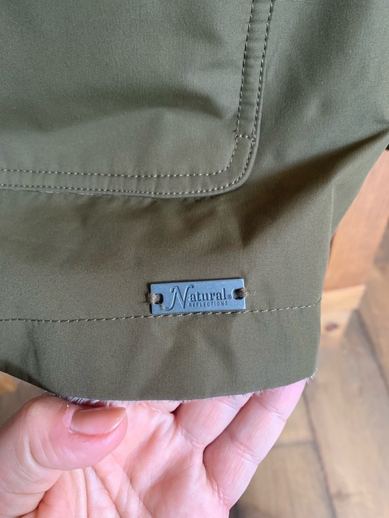 Natural Reflections bass pro Olive Hooded Raincoat